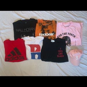 SHIRT BUNDLE (ADIDAS, ARTIST MERCH)